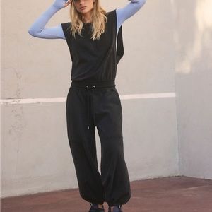 FP Movement by Free People Romper - Throw and Go Onesie - Black - XS - worn once